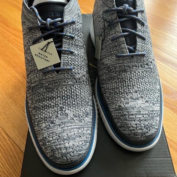 Cole Haan Men's Stitchlite Zerogrand Sneaker Gray/Quiet Shade Stitch Size 8 - Picture 4 of 4